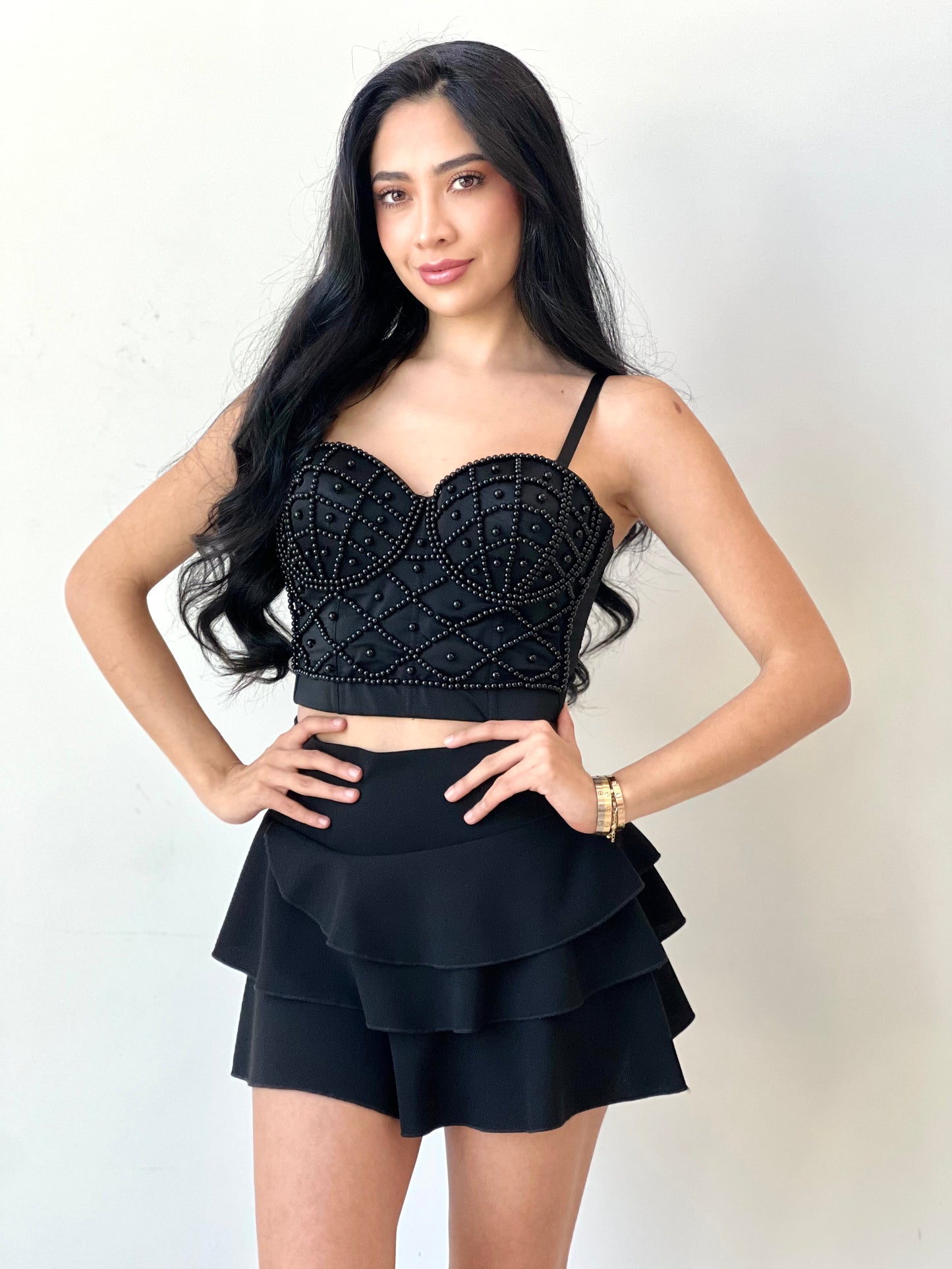 Bustier negro