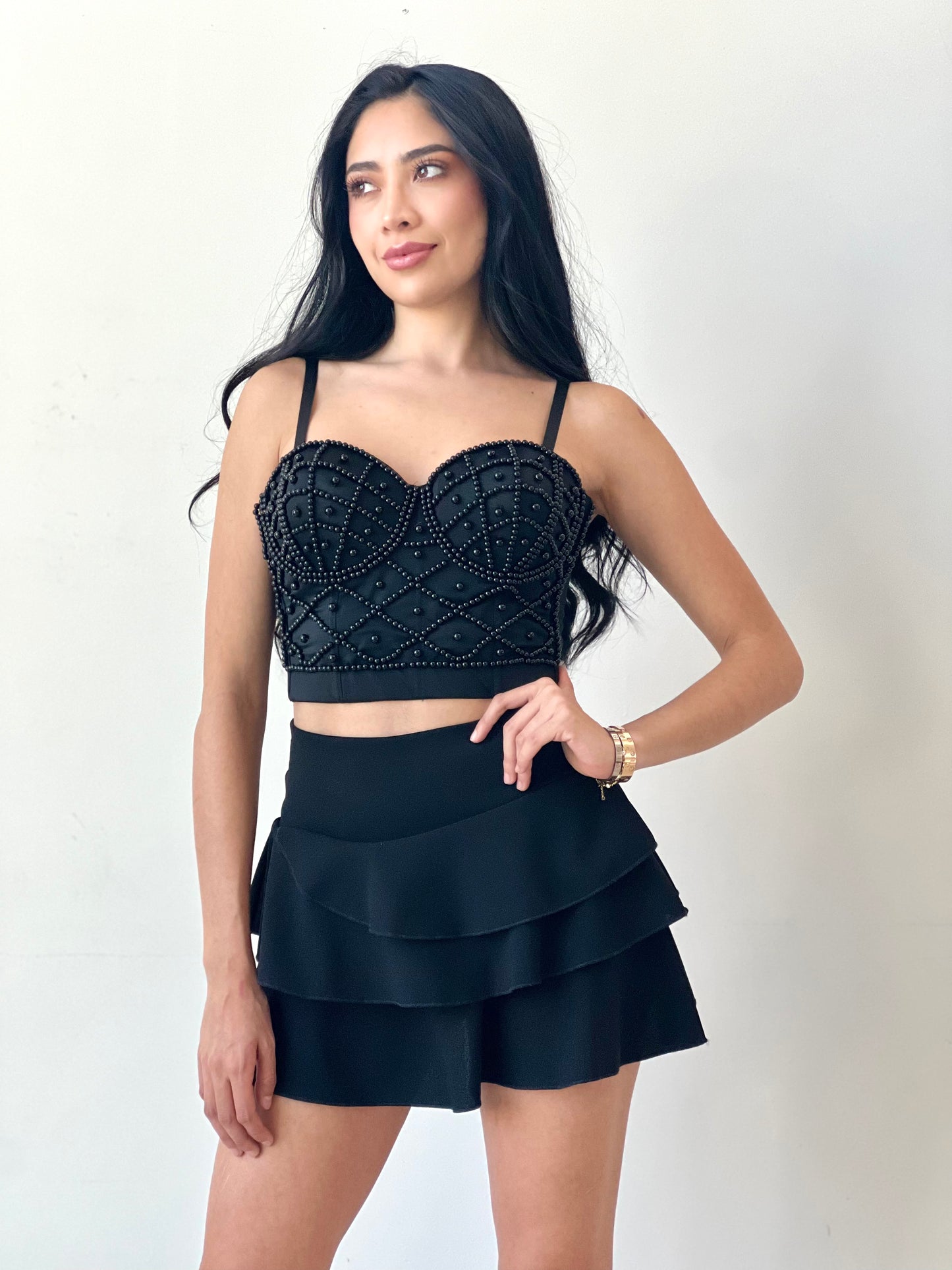 Bustier negro